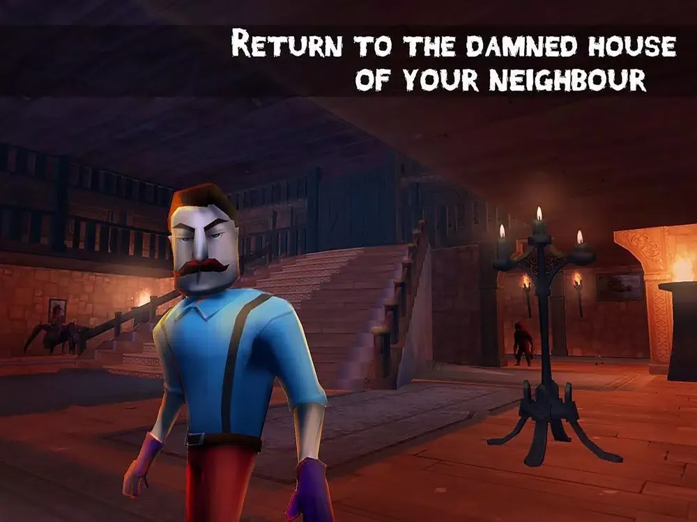 Scary Hello Neighbor Escape 3D iPad  Ekran Görüntüleri
