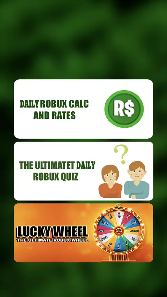 #1 Daily Robux for Roblox Quiz स्क्रीनशॉट