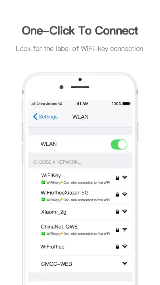 WiFiKey-Connect To Shared WiFi Screenshots
