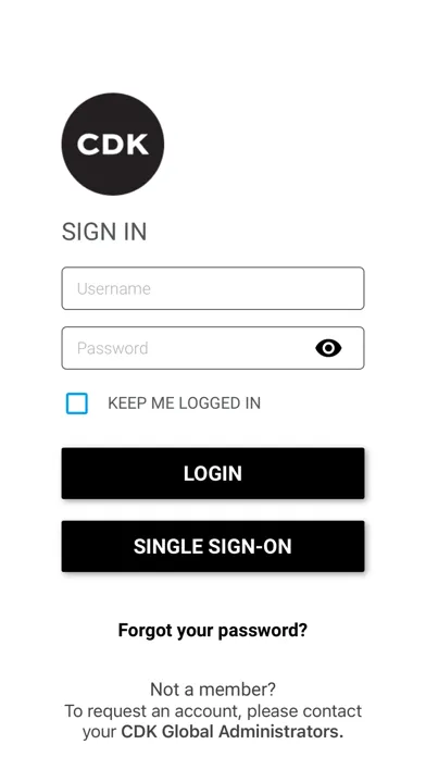 Capturas de pantalla de CDK Modern Retail CRM