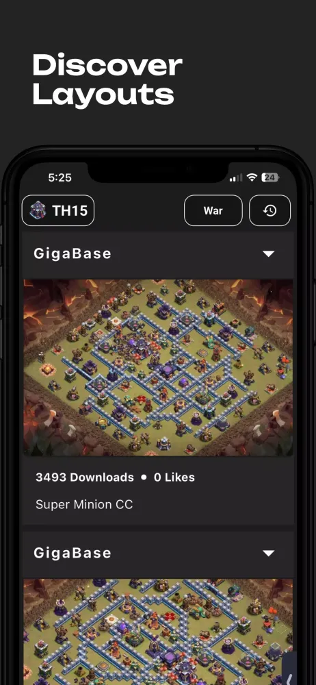Clashtopia: Clash Base Layouts स्क्रीनशॉट