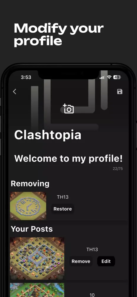 Clashtopia: Clash Base Layouts स्क्रीनशॉट