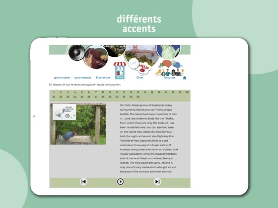 Zrzuty ekranu anglais cours complet iPad 