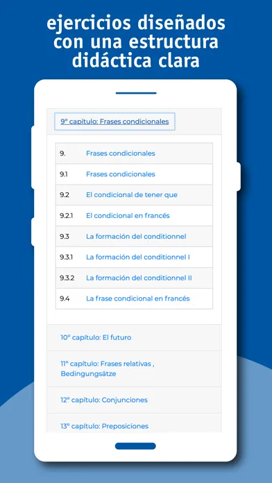 Tangkapan layar curso de francés