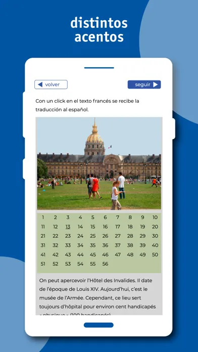 Tangkapan layar curso de francés