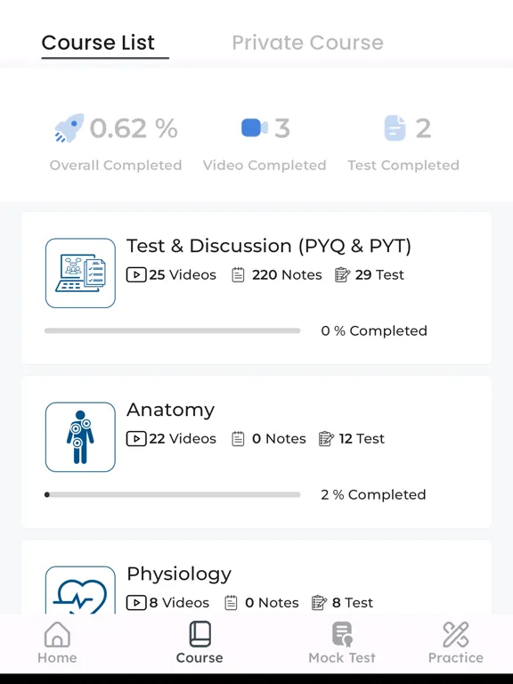 Medico: NEET-PG | INICET Prep iPad  سکرین شاٹس