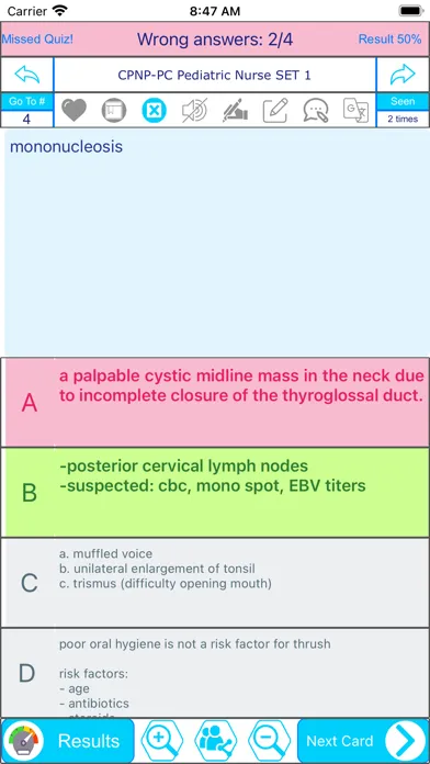 CPNP PC Pediatric Nursing Exam Screenshots