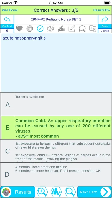 CPNP PC Pediatric Nursing Exam Screenshots