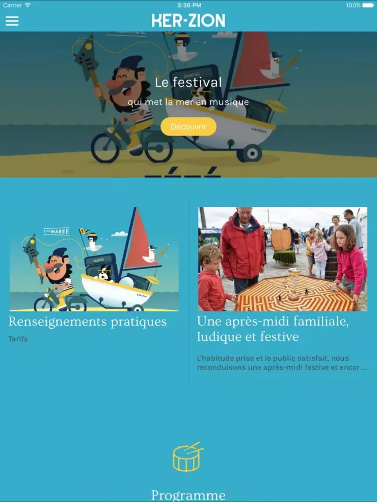 Capturas de pantalla de Festival Ker-Zion iPad 