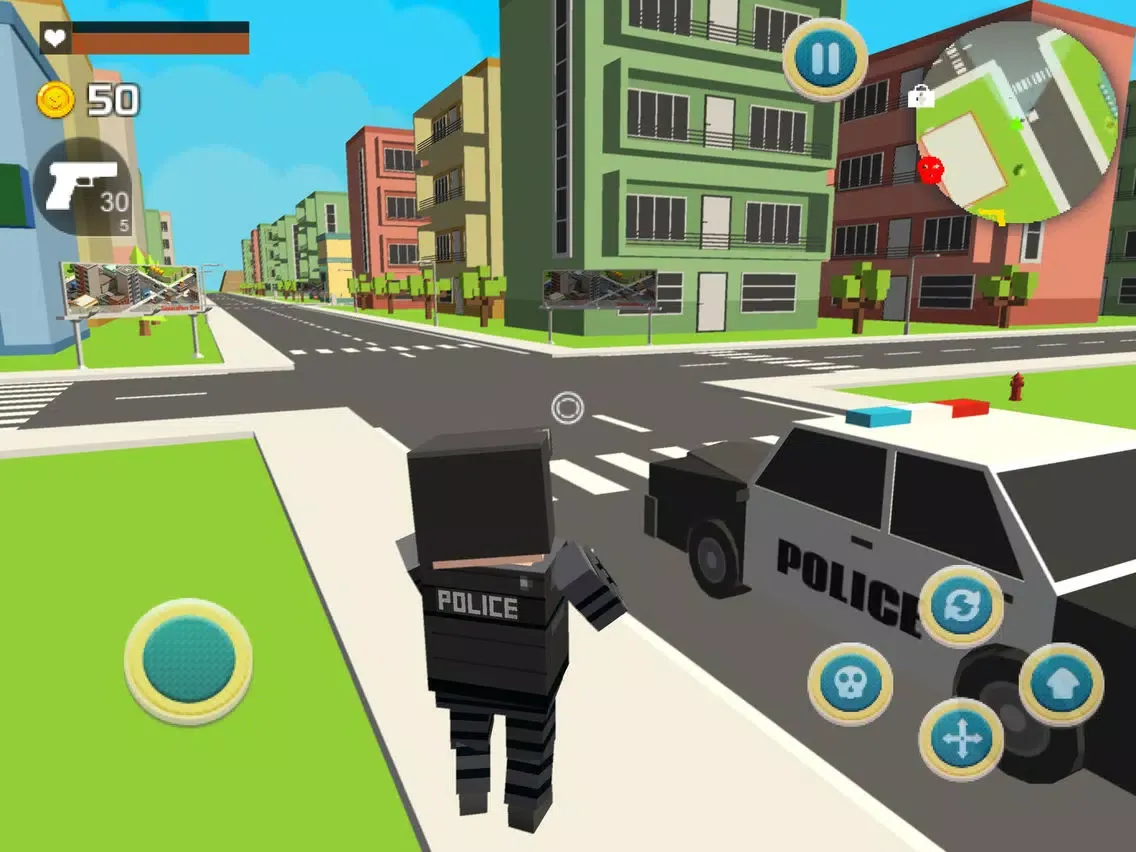 Captures d'écran de Block City Cop - Vice Town iPad 