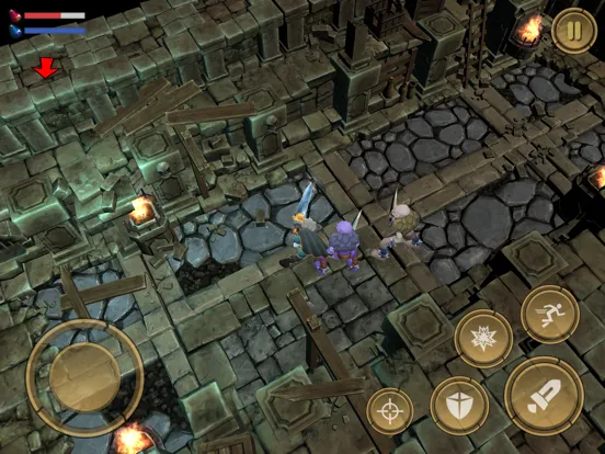 Capturas de tela do Treasure Hunter: Dungeon Fight iPad 