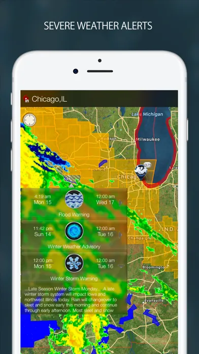 Tangkapan skrin Radar HD Future Weather Radar