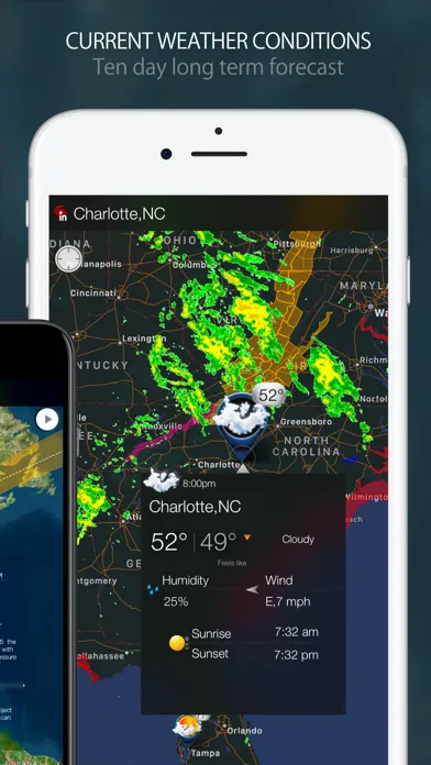 Tangkapan skrin Radar HD Future Weather Radar