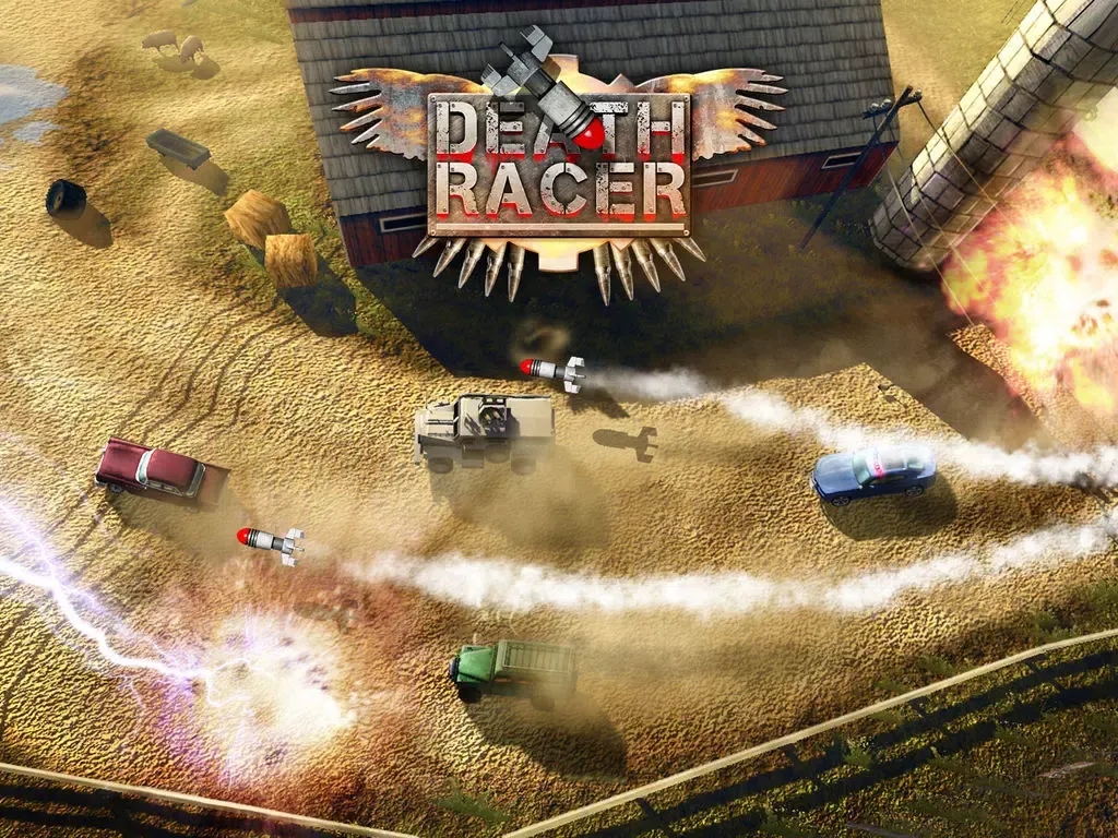 Capturas de pantalla de A Death Racer 3D Free: Best Road Battle of All Vehicles iPad 