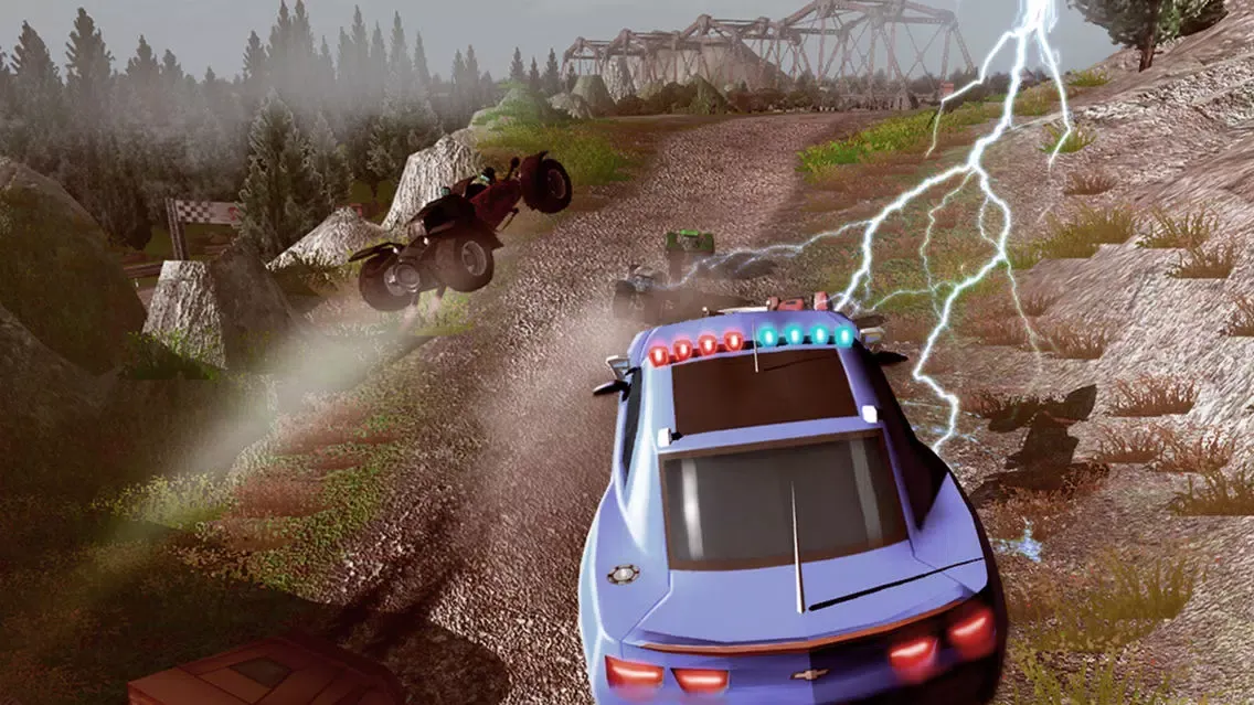 Capturas de pantalla de A Death Racer 3D Free: Best Road Battle of All Vehicles