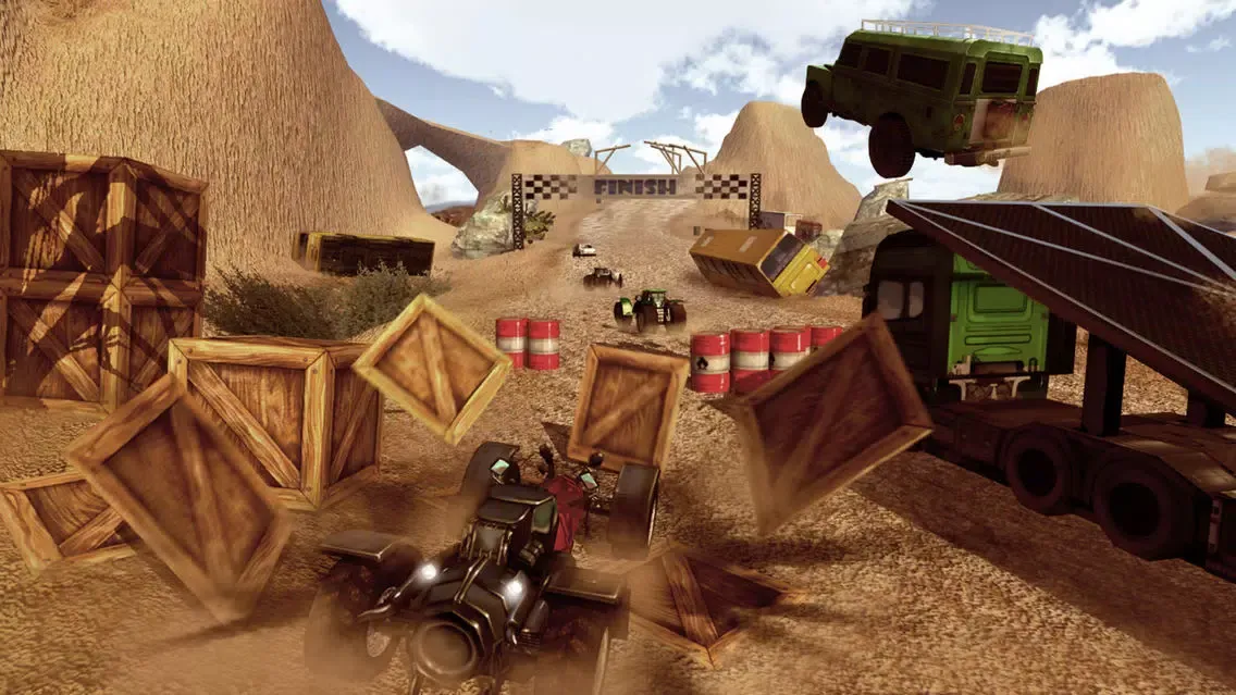 Capturas de pantalla de A Death Racer 3D Free: Best Road Battle of All Vehicles