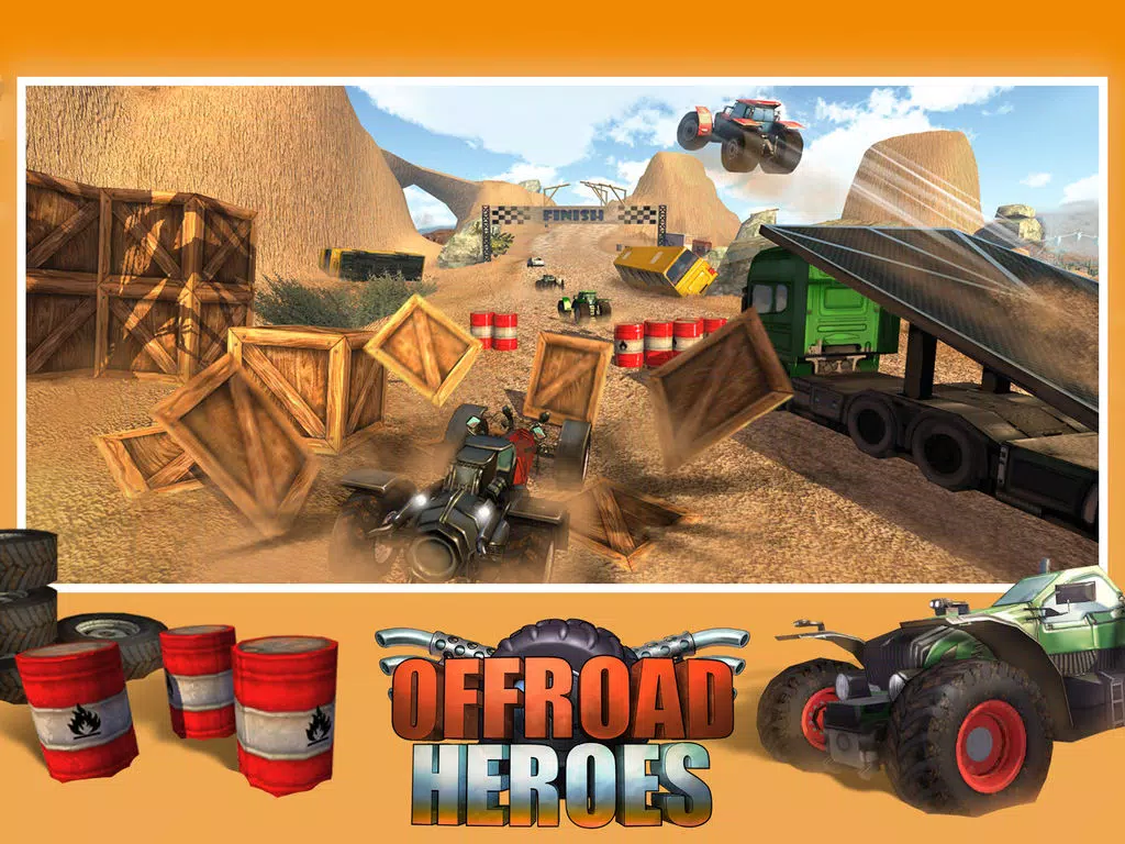 An Offroad Heroes Free: Action Destruction Rally Racing 3D iPad  Ekran Görüntüleri