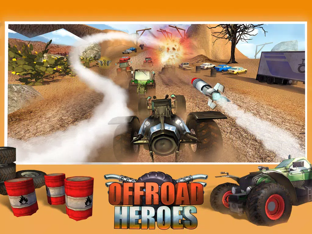 An Offroad Heroes Free: Action Destruction Rally Racing 3D iPad  Ekran Görüntüleri