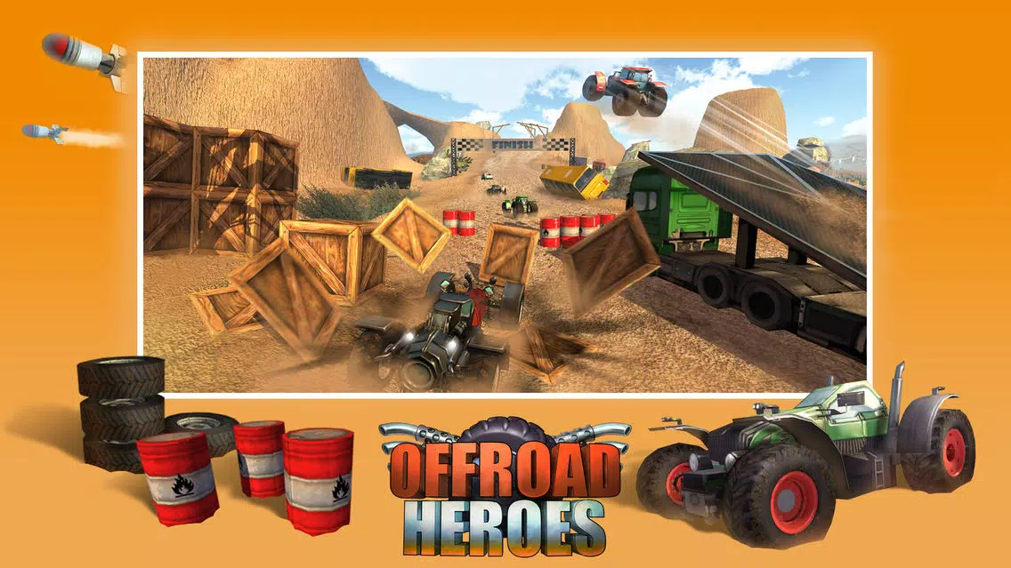 An Offroad Heroes Free: Action Destruction Rally Racing 3D Ekran Görüntüleri