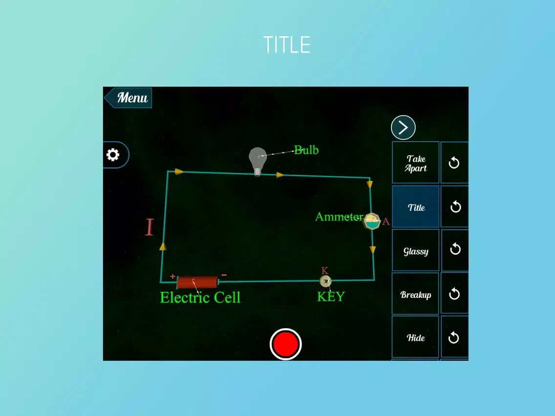Virtual Reality(VR) Electric Circuit iPad 应用截图