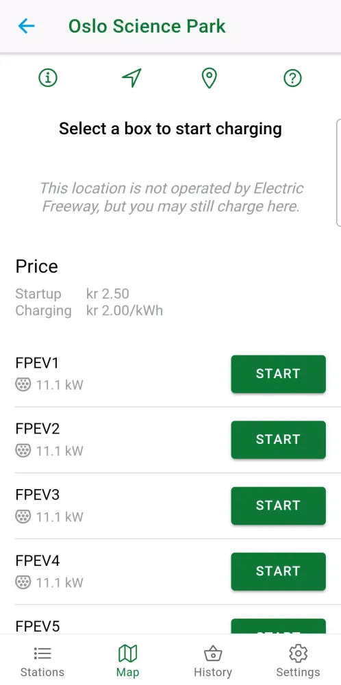 Electric Freeway SmartCharge Screenshots