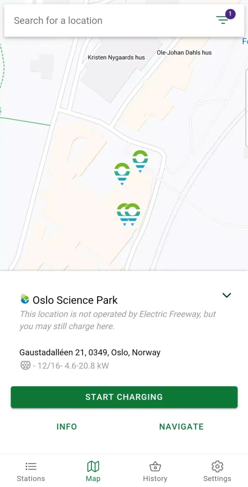 Electric Freeway SmartCharge Screenshots