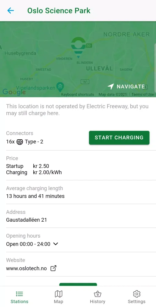 Electric Freeway SmartCharge Screenshots