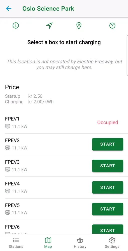 Electric Freeway SmartCharge Screenshots