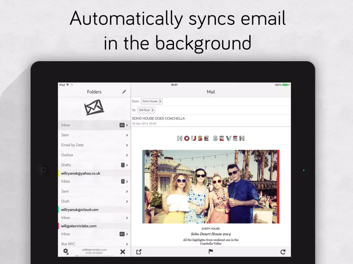 Offline Mail iPad  Ekran Görüntüleri