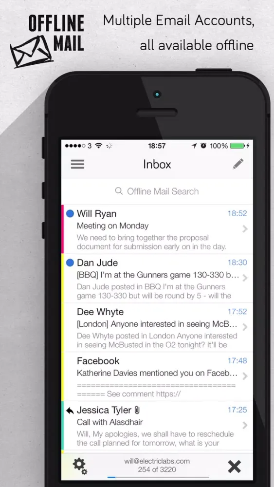 Offline Mail Ekran Görüntüleri