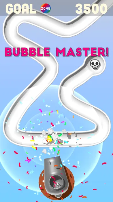 Tangkapan skrin 2048 Bubble Burst