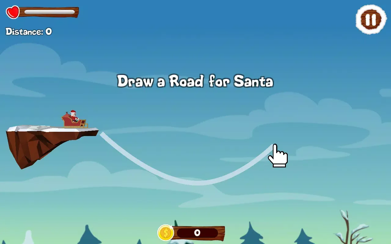 Tangkapan layar Santa Draw Ride