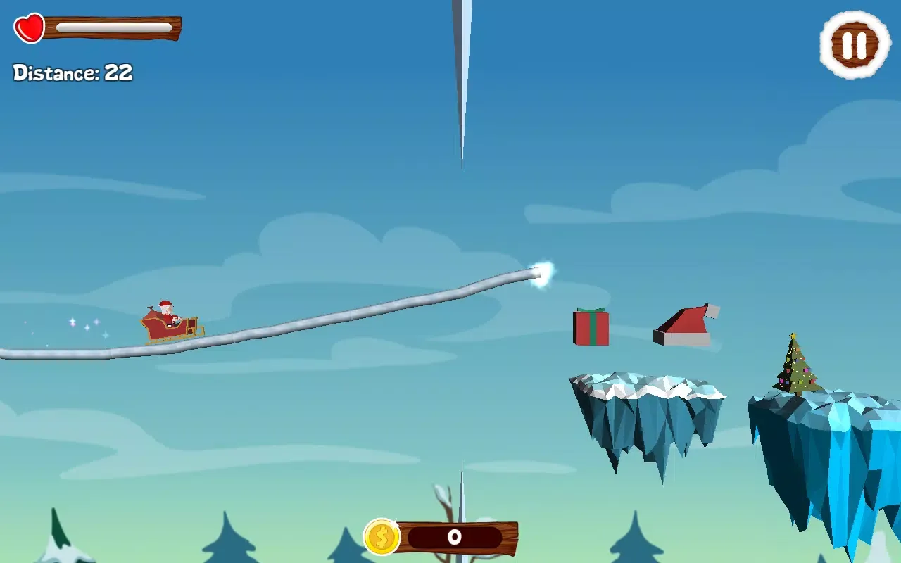 Tangkapan layar Santa Draw Ride
