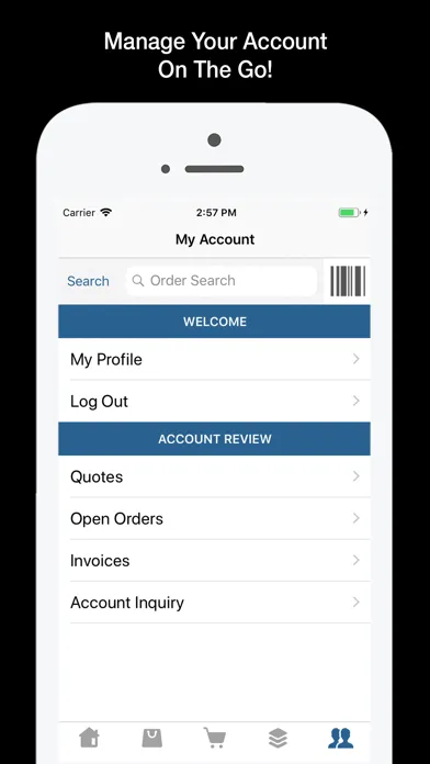 Electric Supply Inc OE Touch Screenshots