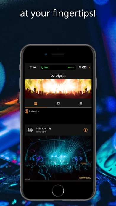 Captures d'écran de DJ Digest