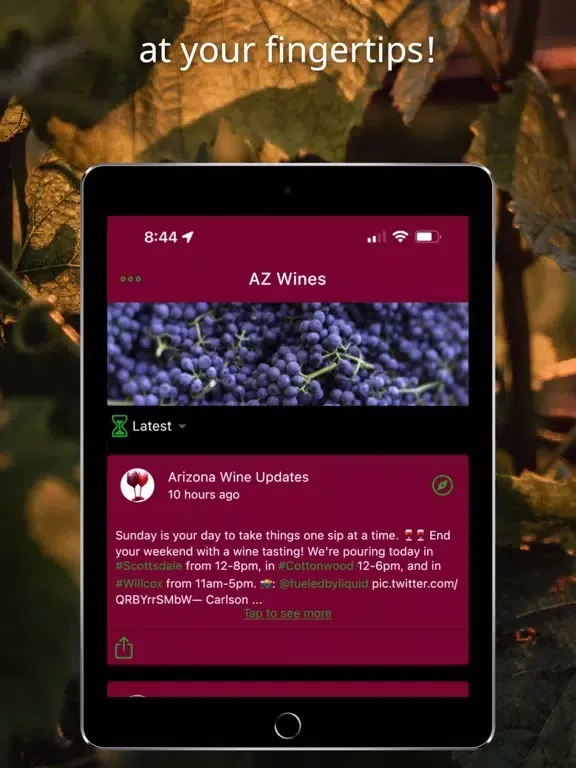 AZ Wines iPad  Screenshots
