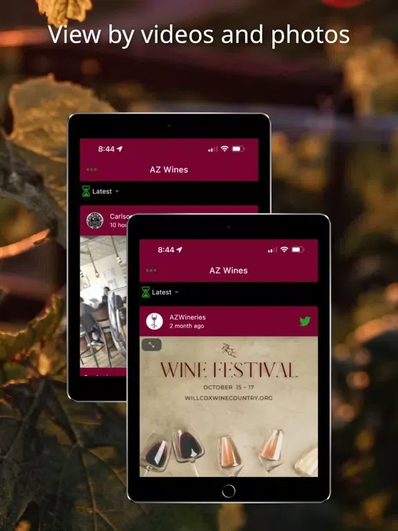 AZ Wines iPad  Screenshots