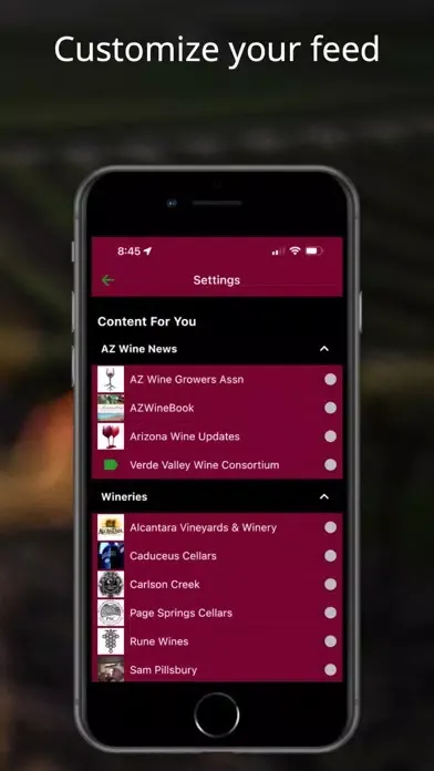 AZ Wines Screenshots