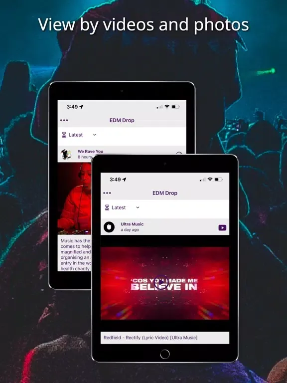 ภาพหน้าจอของ The EDM Drop iPad 