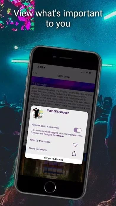 ภาพหน้าจอของ The EDM Drop