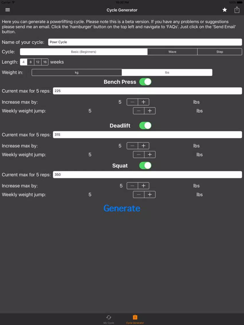 The Powr Protocol Lite iPad 应用截图