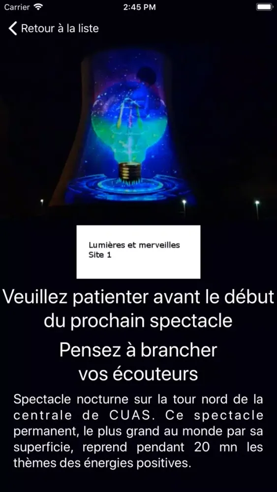 Tangkapan layar Lumières et Merveilles