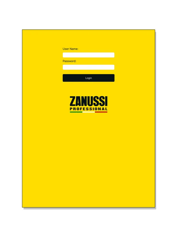 Zanussi Professional Pricelist iPad  스크린샷