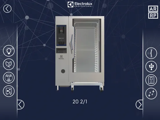 Electrolux Professional 3DR iPad 应用截图