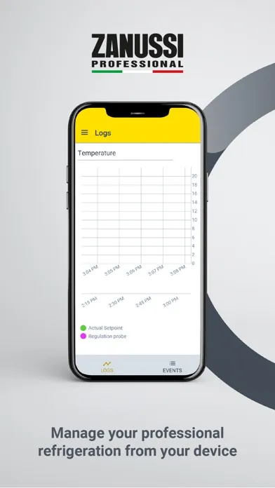Capturas de pantalla de Zanussi Pro Fridge Control