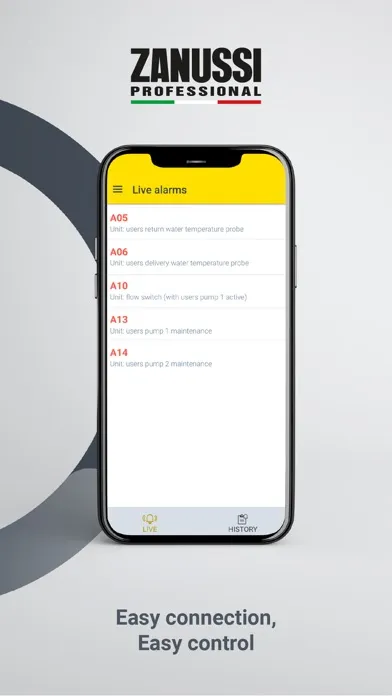Capturas de pantalla de Zanussi Pro Fridge Control