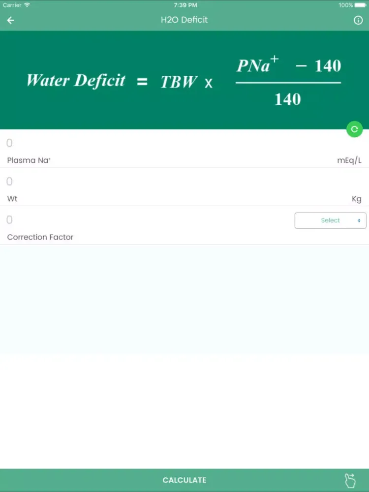 تصاویر Water and Sodium Formulas iPad 