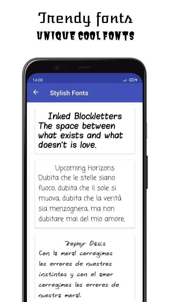 Fonts Style For FlipFont Ekran Görüntüleri