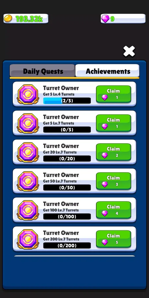 Turret Shot Shooting Stack 3D Screenshots