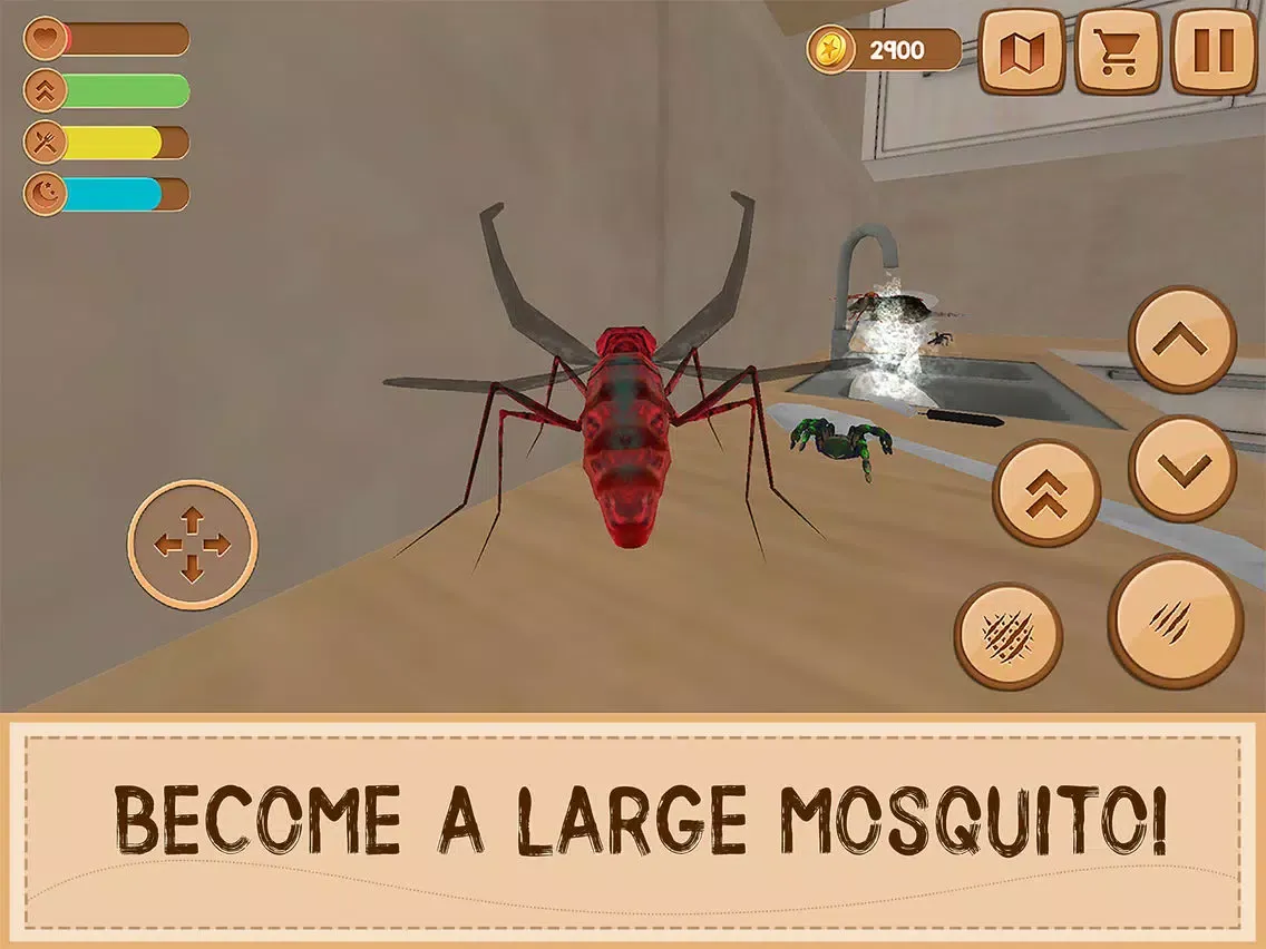 Ảnh chụp màn hình của Mosquito Insect House Survival iPad 